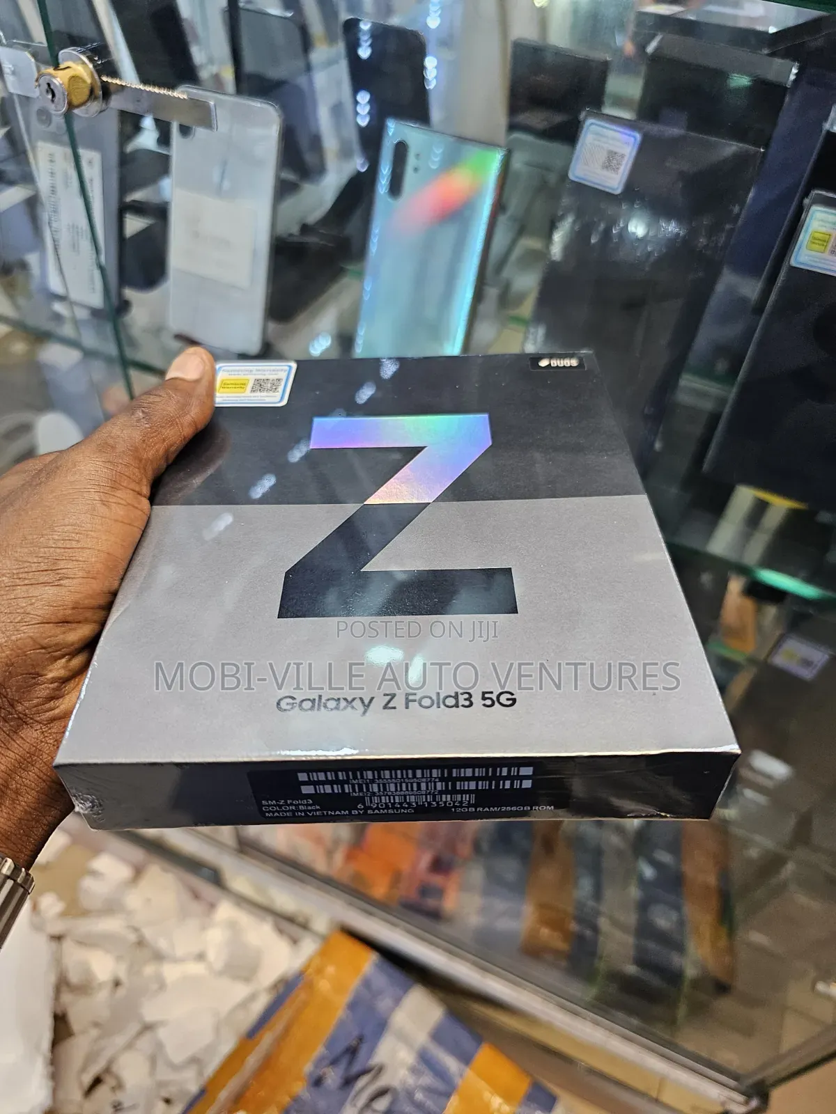 New Samsung Galaxy Z Fold 3 256 GB Black