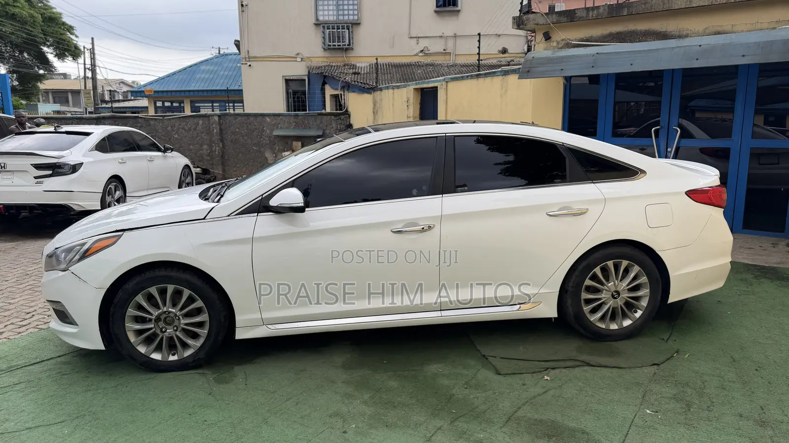 Hyundai Sonata Limited 2.0T 4dr Sedan (2.0L 4cyl Turbo 6A) 2015 White