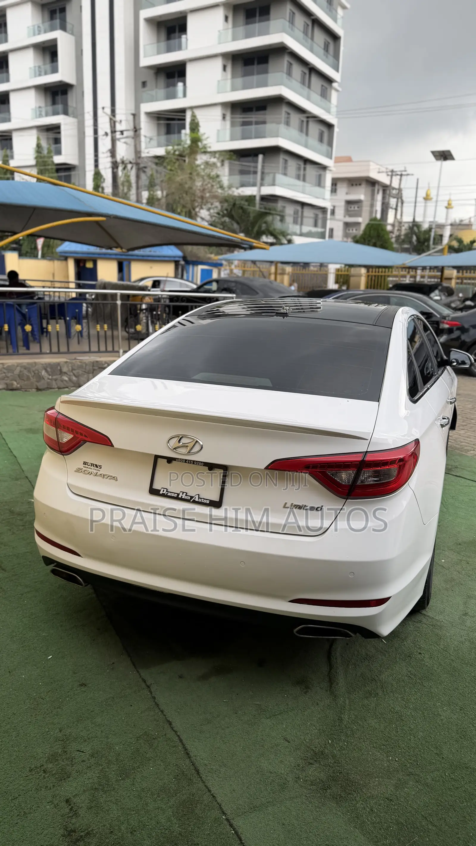 Hyundai Sonata Limited 2.0T 4dr Sedan (2.0L 4cyl Turbo 6A) 2015 White