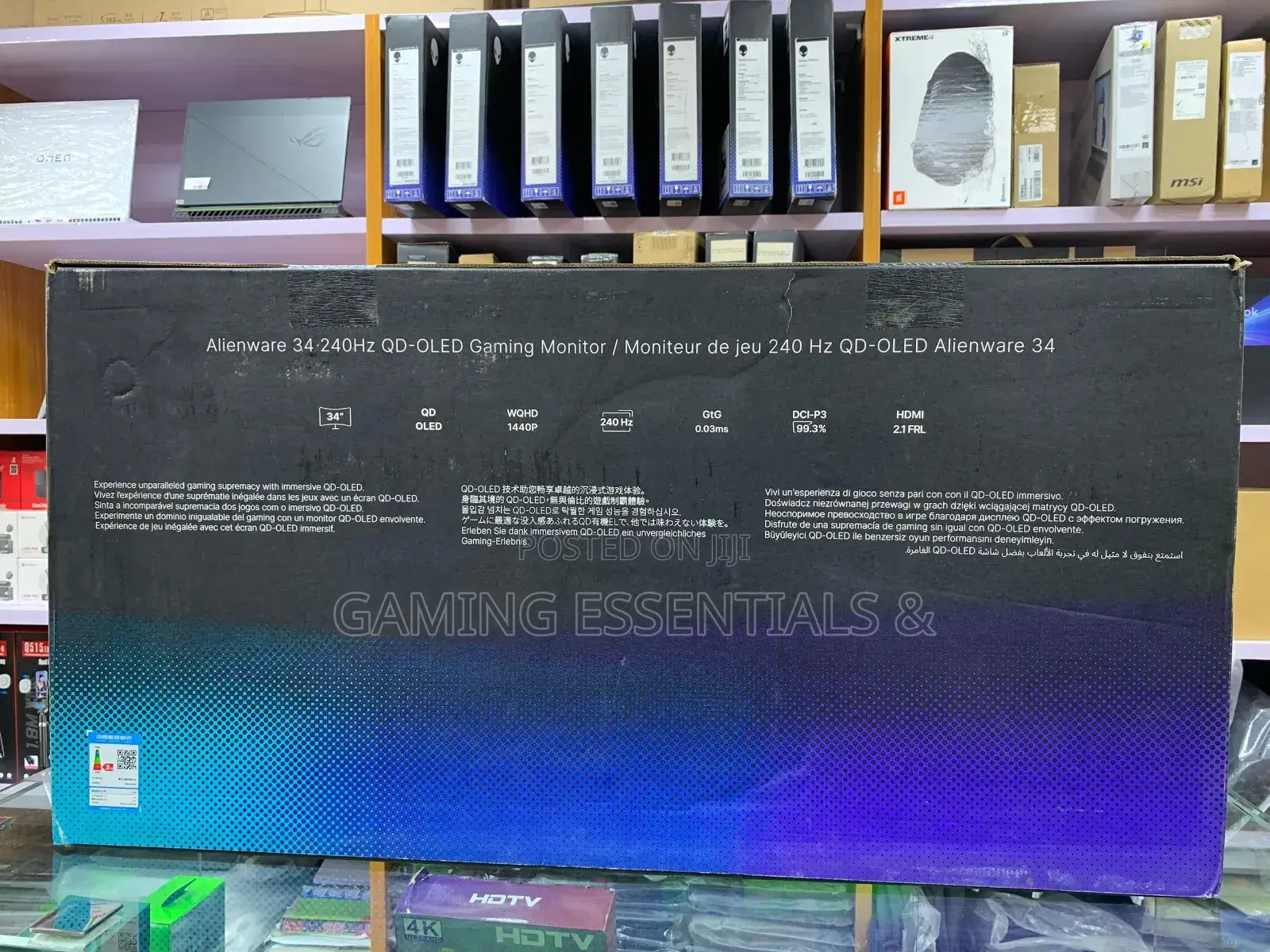 Alienware 34" Qd-Oled 240hz Curved Gaming Monitor