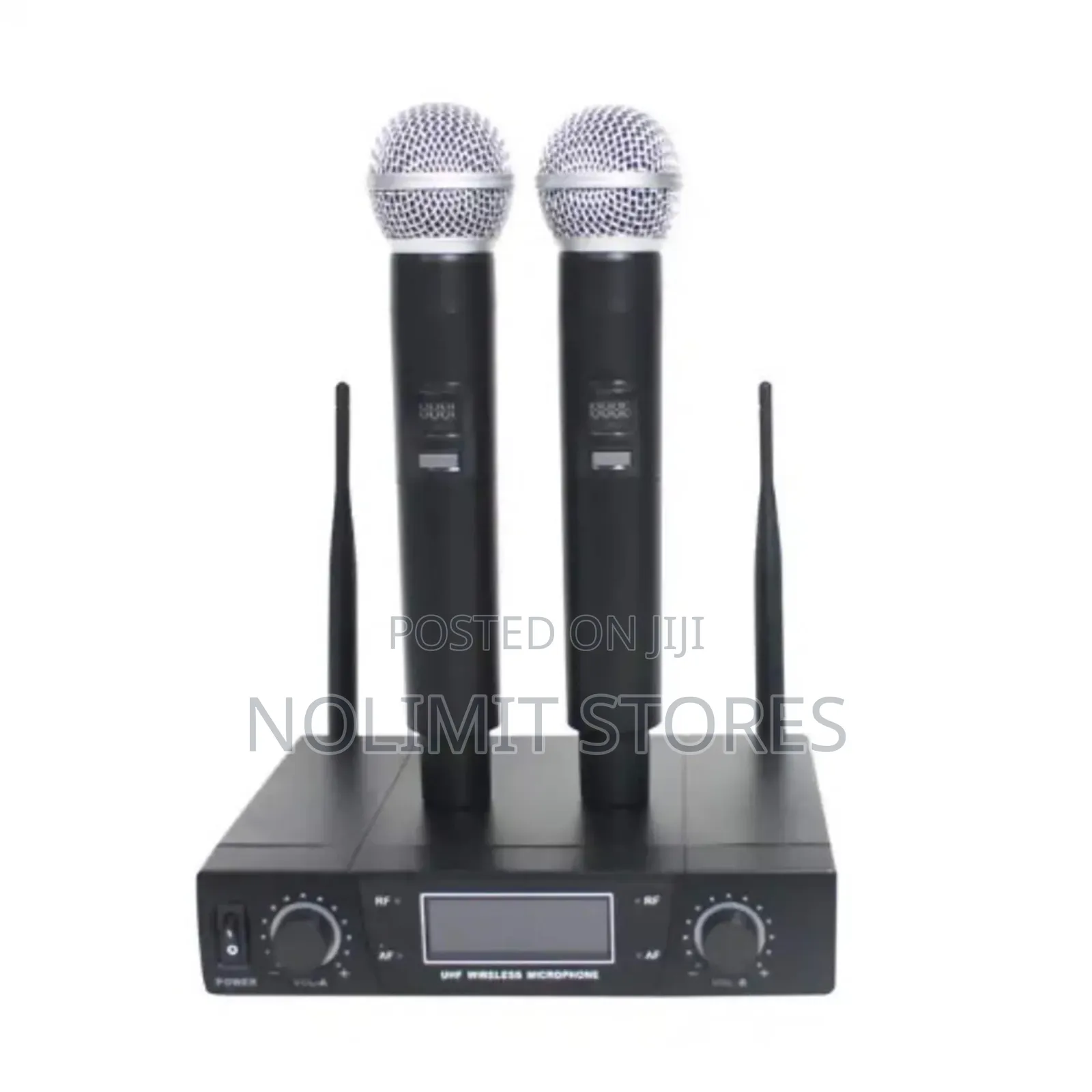 Double Handheld Microphone With Reciever