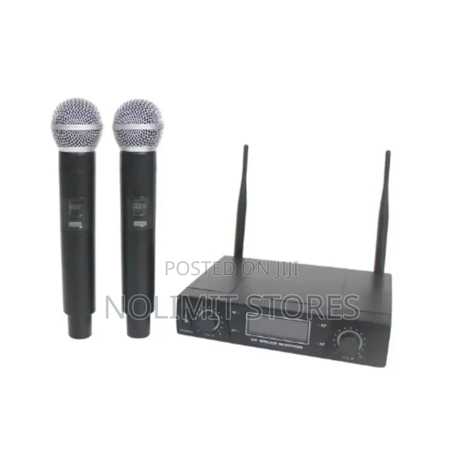 Double Handheld Microphone With Reciever