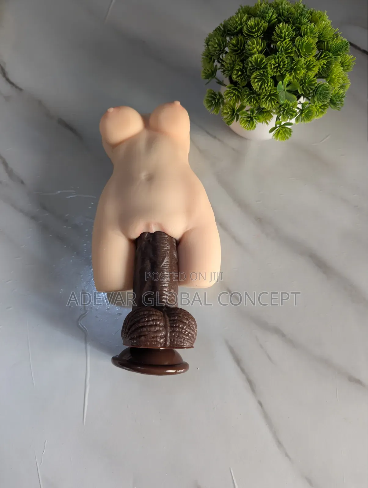 1.47lb Realistic Small Torso Sex Toy Doll Wheat Skin Male Masturbator
