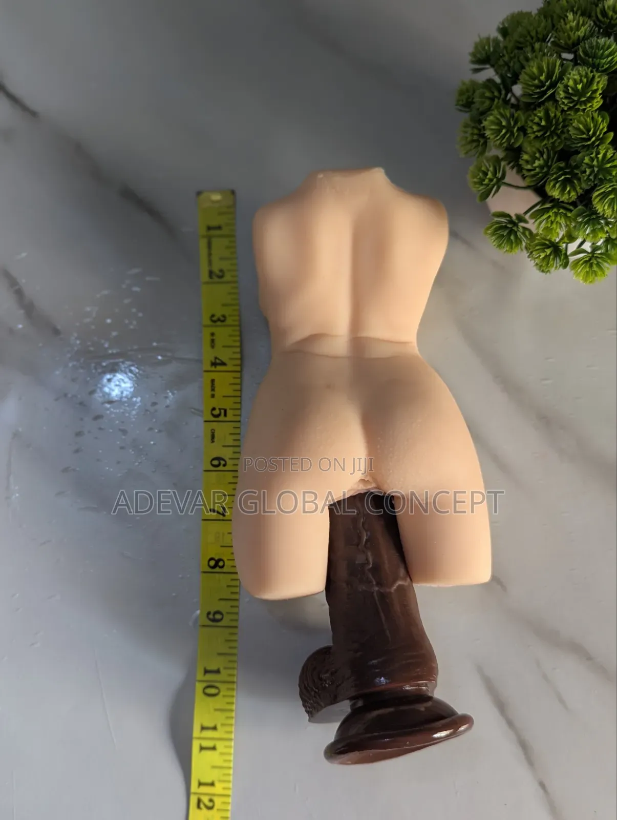 1.47lb Realistic Small Torso Sex Toy Doll Wheat Skin Male Masturbator