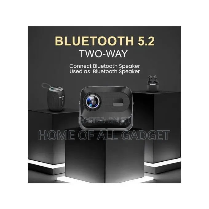 A10 Plus Projector Ultra 1080p 3000ansi Bt5.2 Electronic Focus