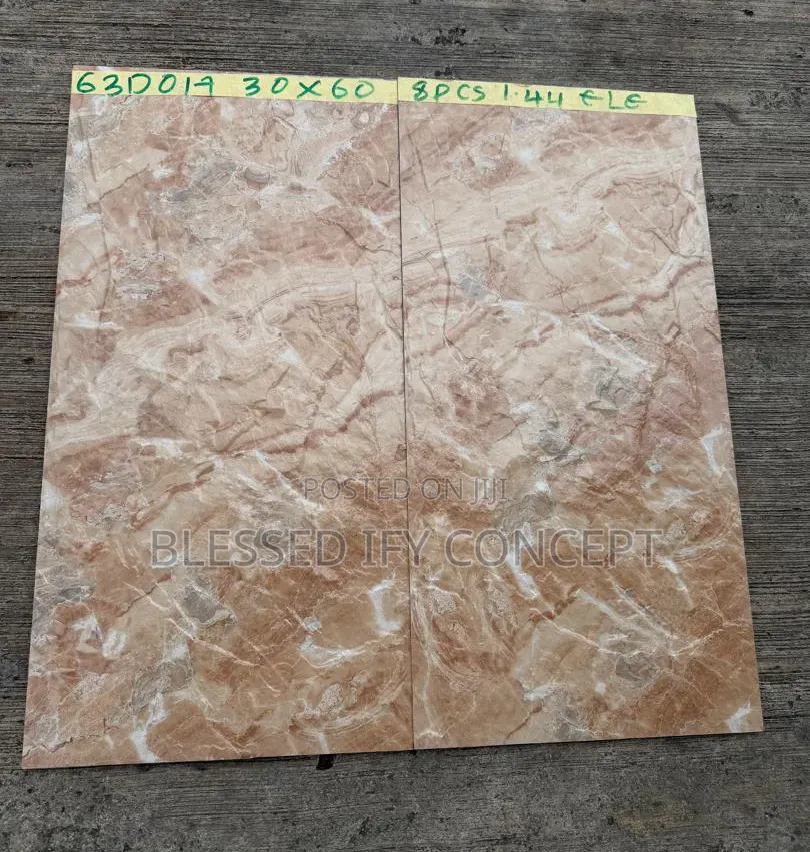 30x60 Quality Outside Wall Tiles, Tv Console, Pillars, Fence. Etc