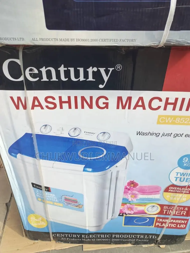 Original Century Cw-8522-A2 9.5kg Semi-Automatic Twin Tub Washer