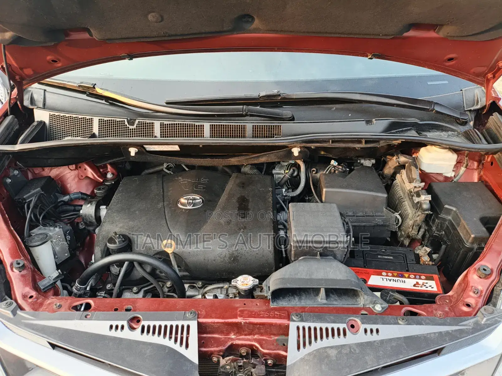 Toyota Sienna XLE AWD 2019 Red