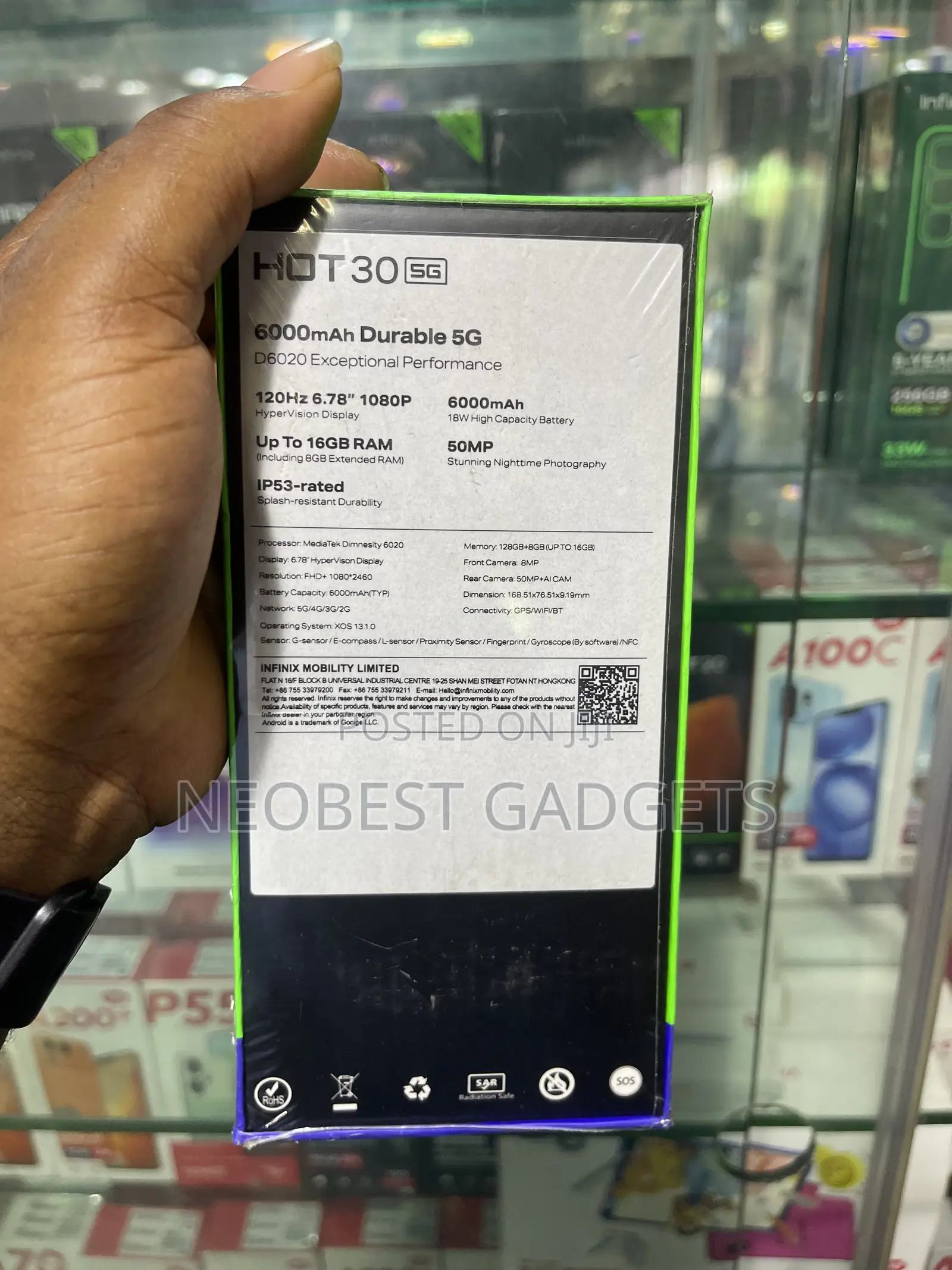 New Infinix Hot 30 5G 128 GB