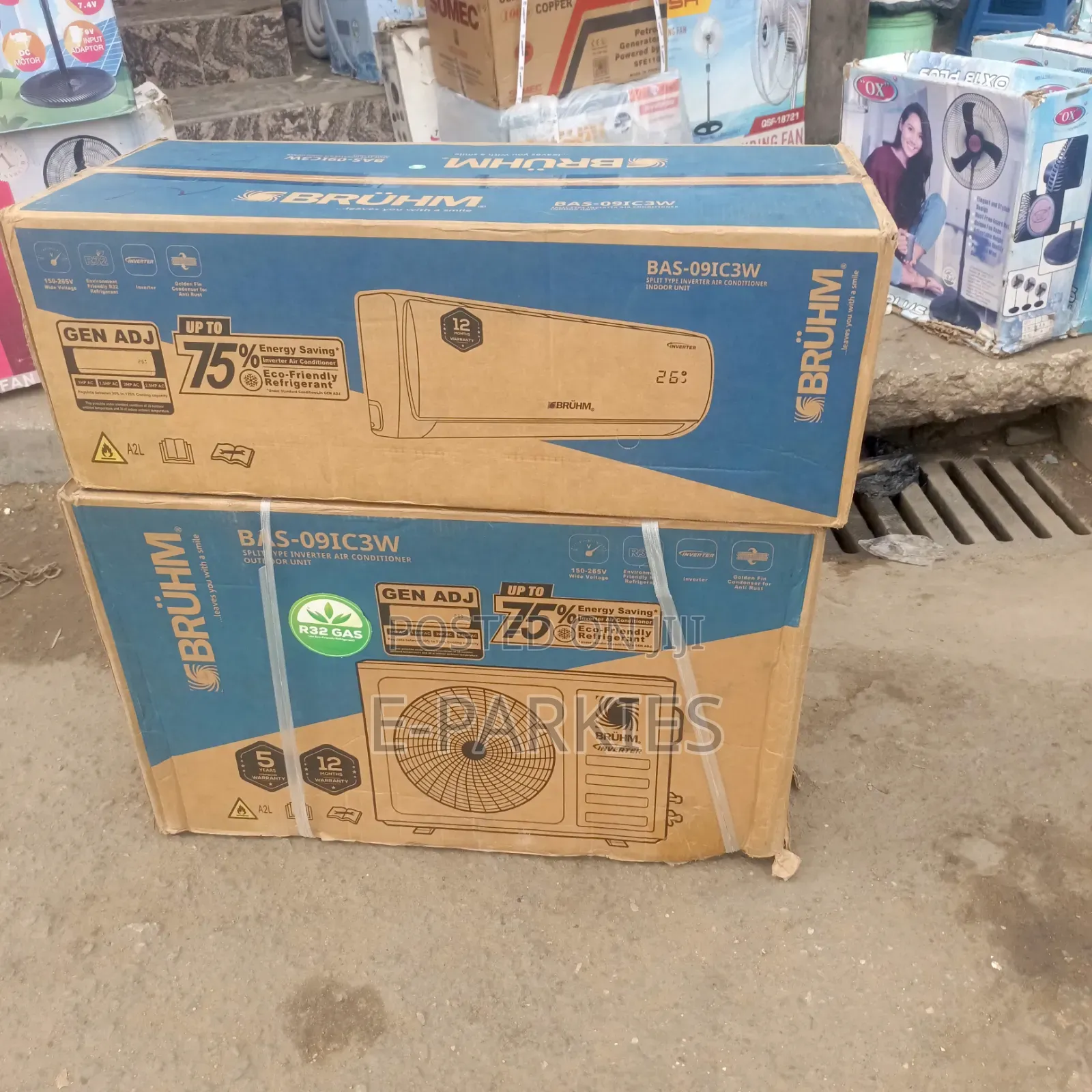 Bruhm Inverter Air-Condition 1hp Bas-091c3w