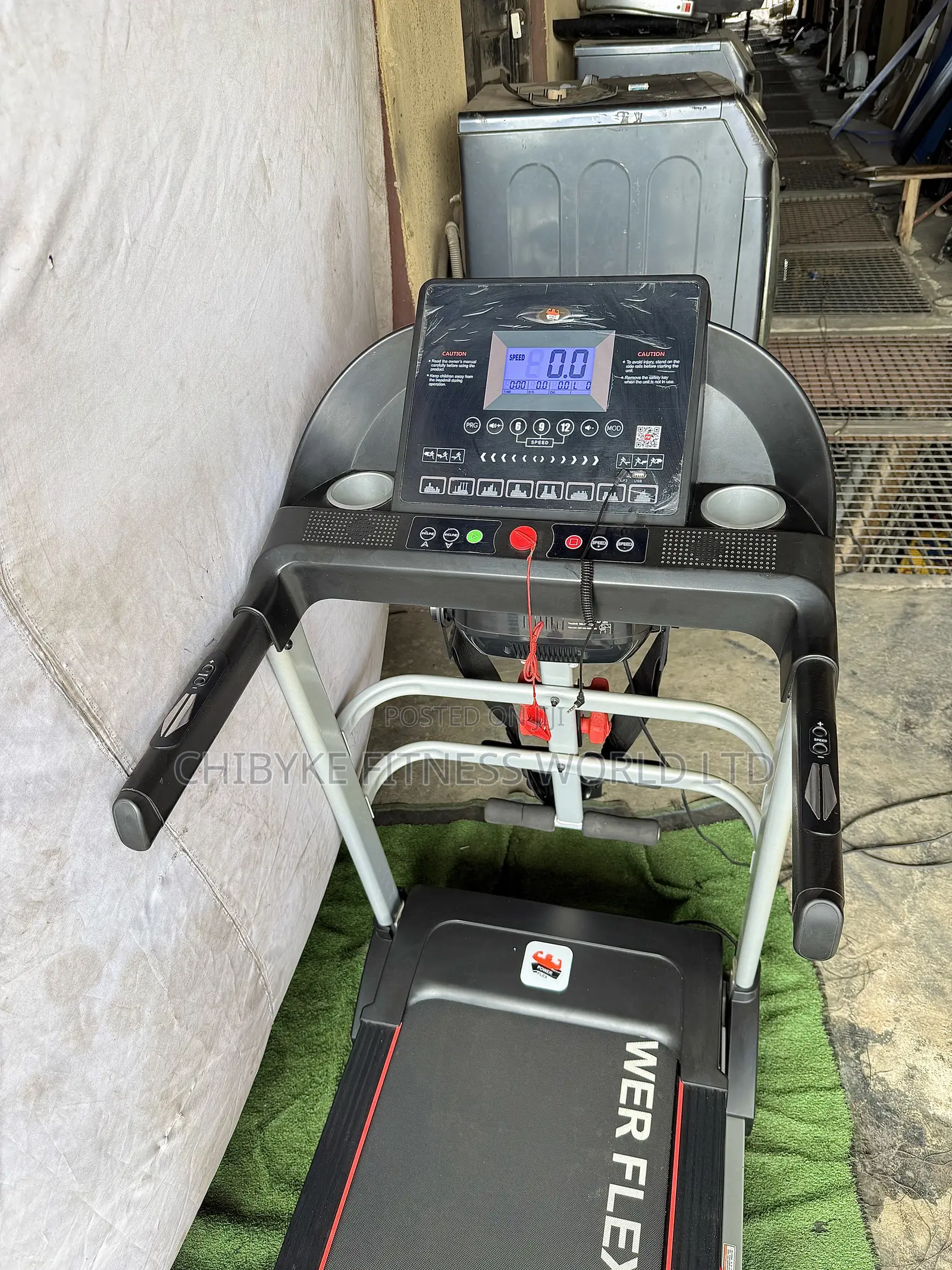 New Power Flex Treadmill With Auto Incline , Massager (150kg) Weight