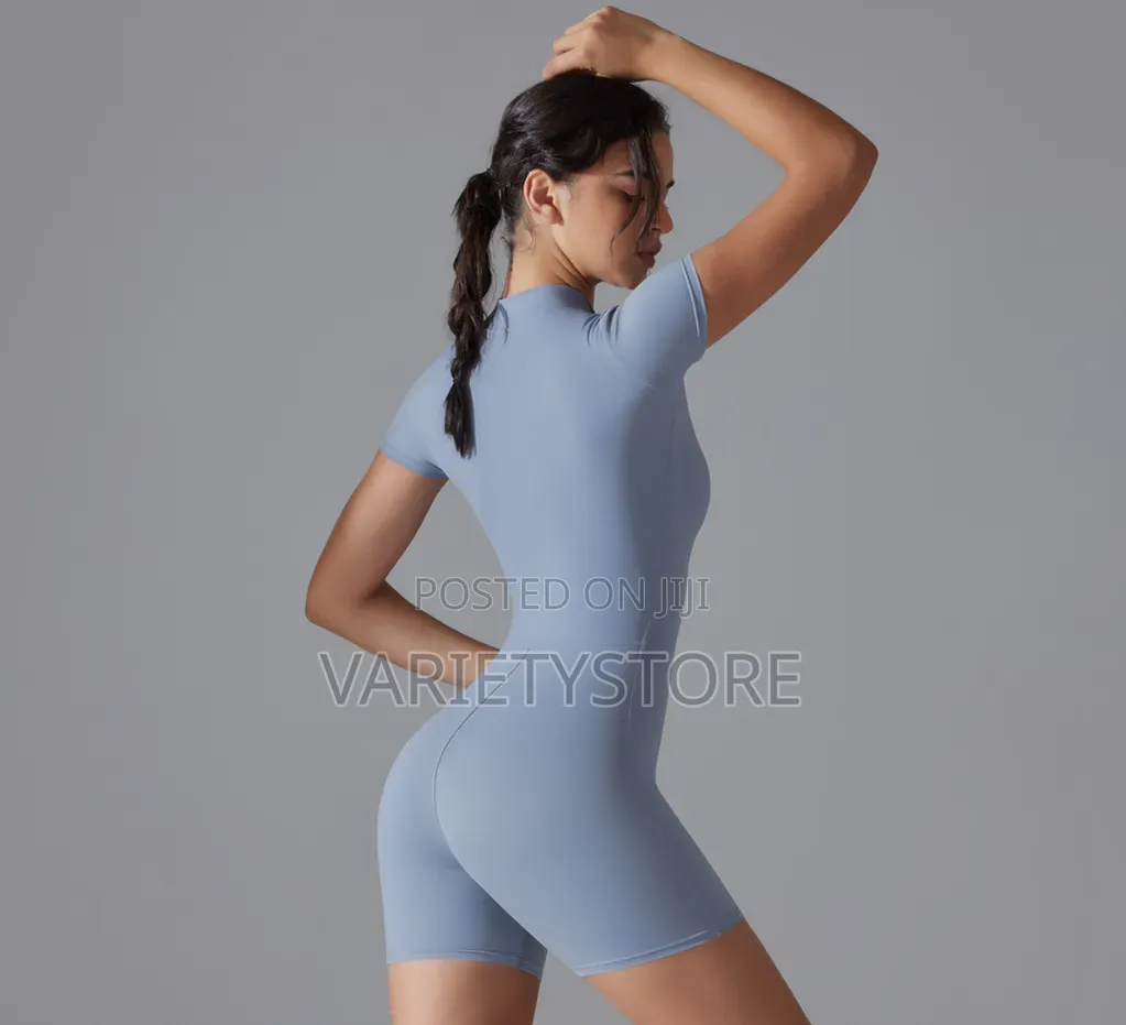 Womens Yoga Jumpsuits Short Sleeve