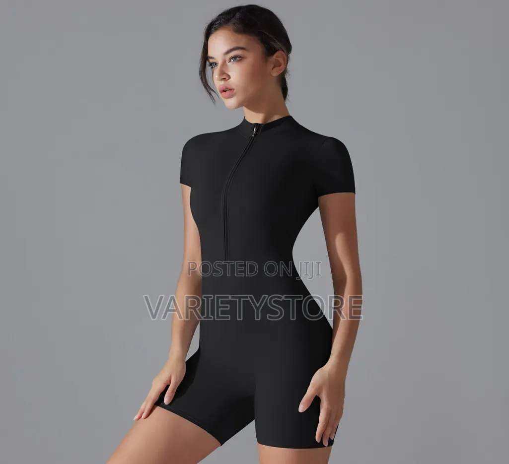 Womens Yoga Jumpsuits Short Sleeve