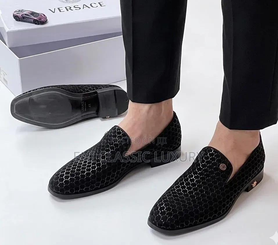 Versace Luxury Men's Shoes Collection Best Quality Well Banded Package