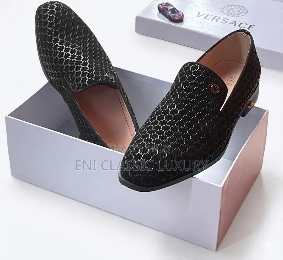 Versace Luxury Men's Shoes Collection Best Quality Well Banded Package