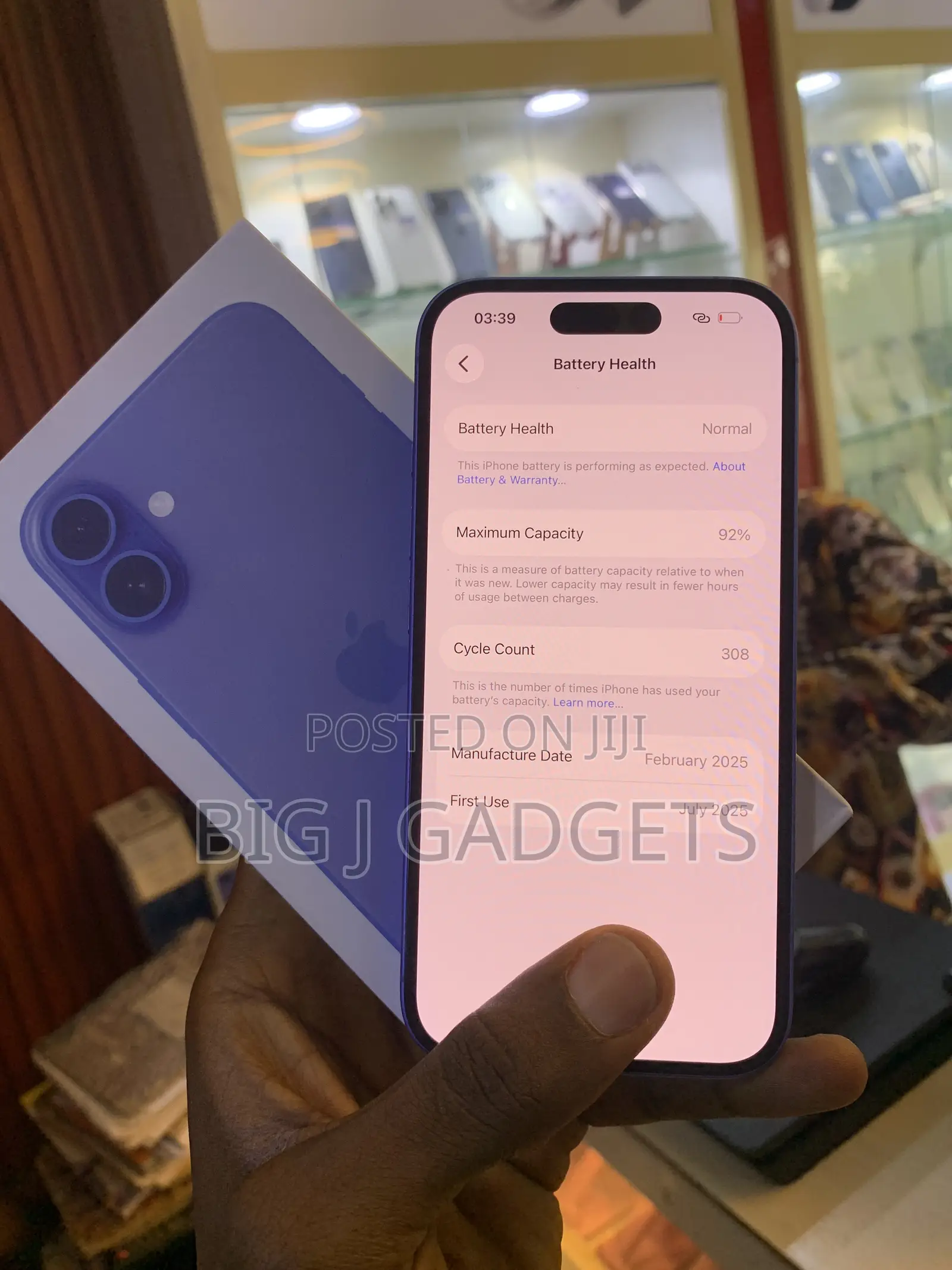 Apple iPhone 16 256 GB Blue