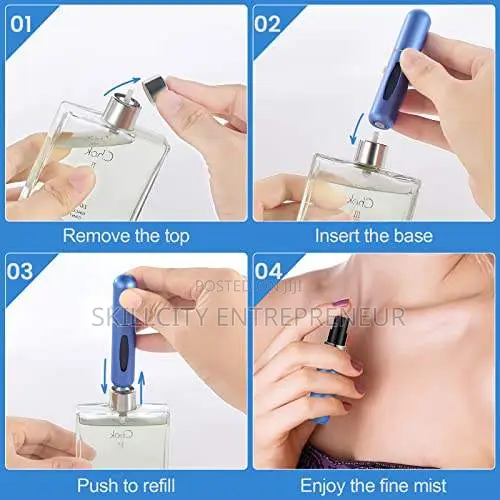 Refillable Perfume Atomizer Bottle