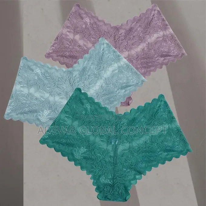 Women's Breathable Underwear Soft Thong Panties 6 in 1 Multiple Colors