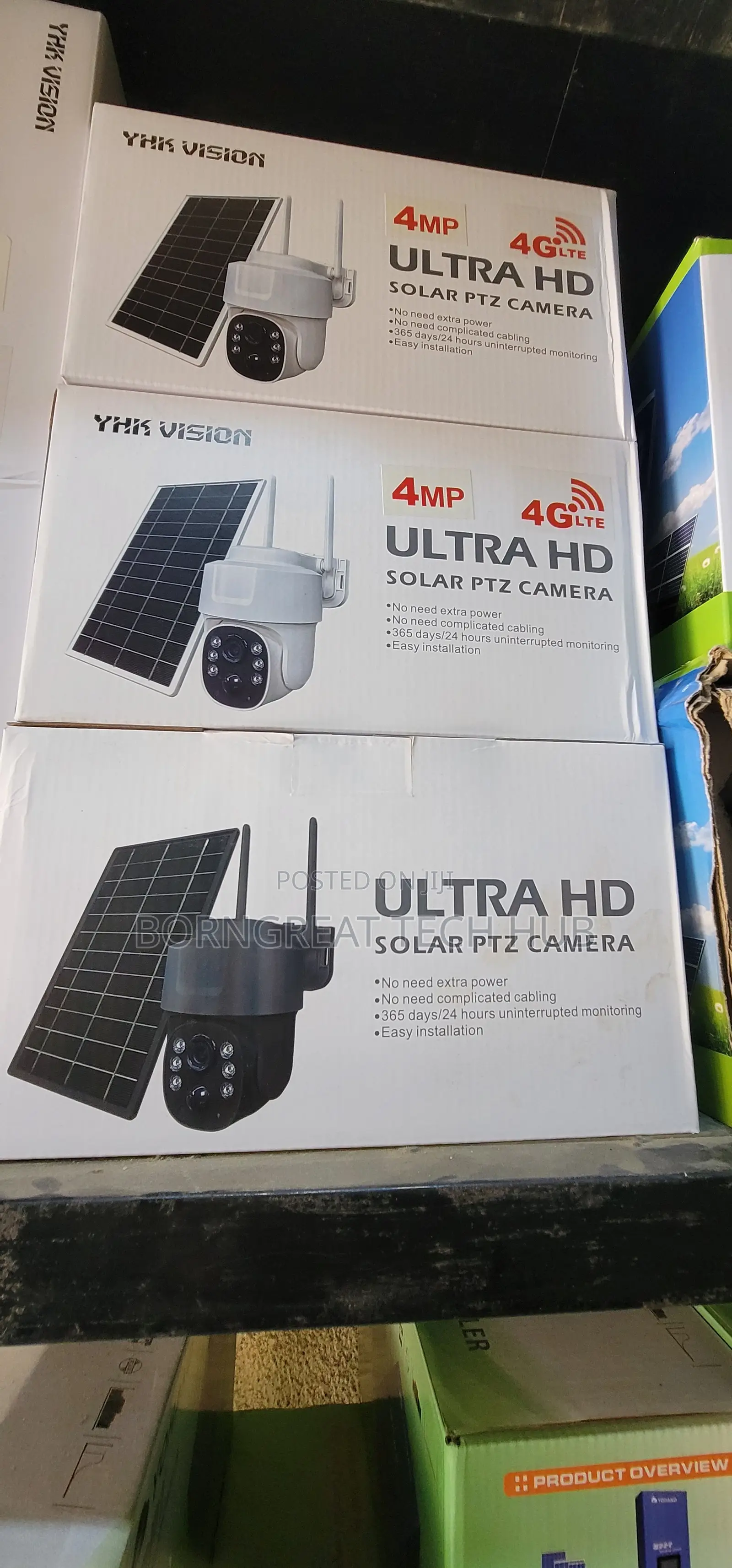 Yhk Vision 4mp 4g Lte Ultra Hd Solar PTZ Camera