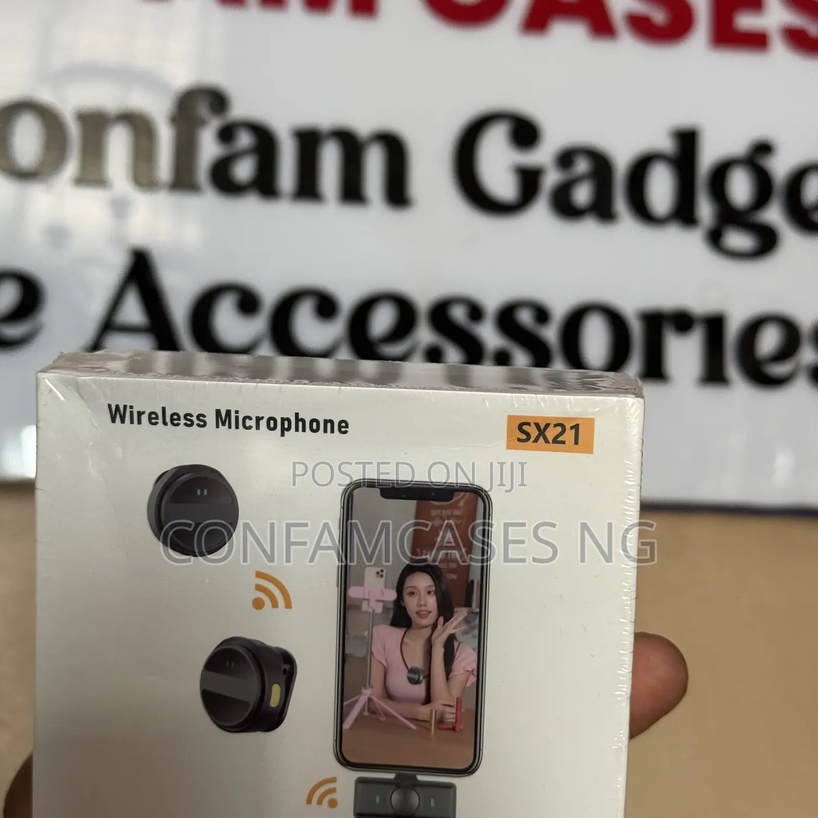 Sx21 Noise Cancellation Lavalier Wireless Magnetic Microphone