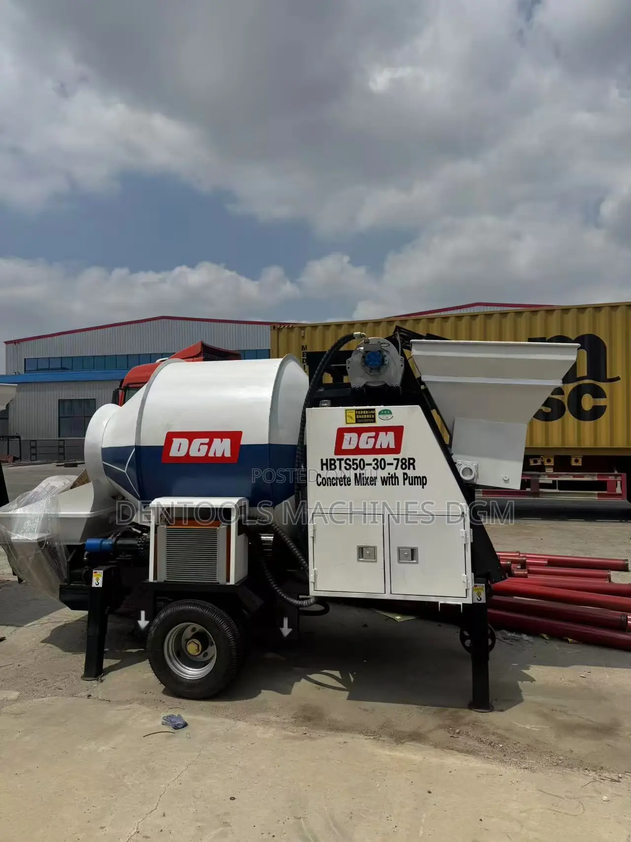DGM Concrete Mixer With Pump
