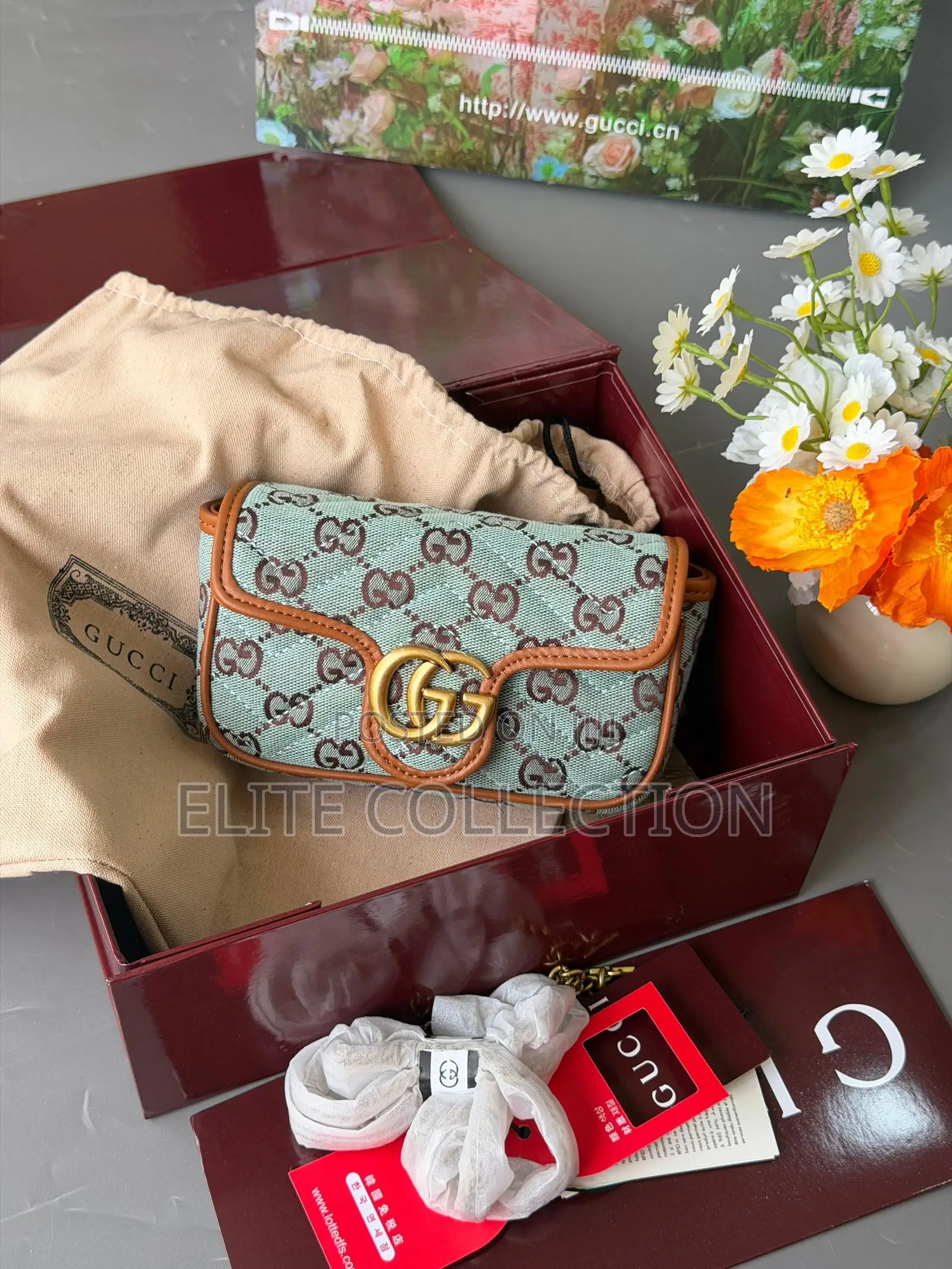 Luxury Gucci Gg Marmont Bag Comes in a Double Box,Grade a Quality