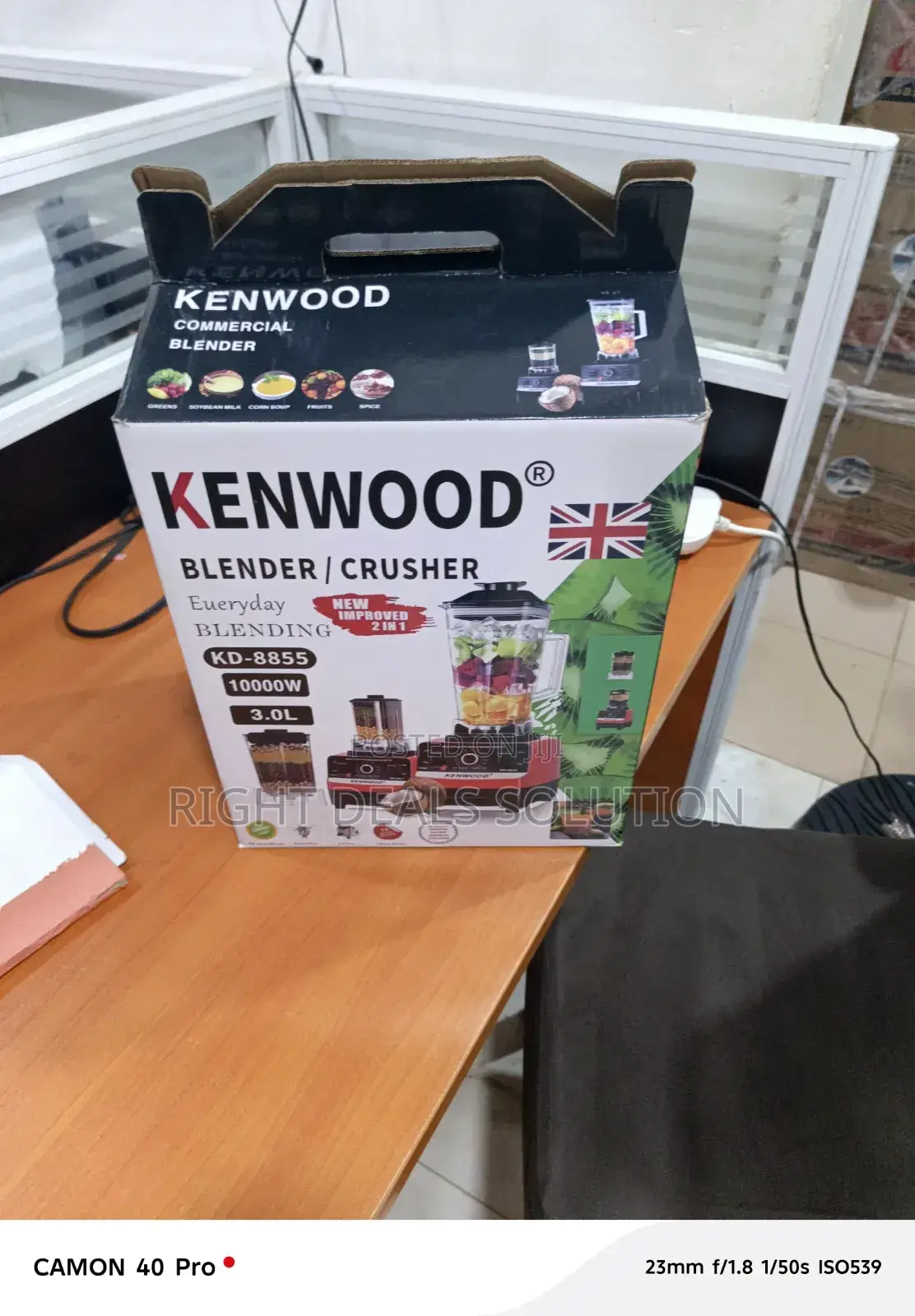 Kenwood 10000w Commercial Blender Crusher – 3l Capacity