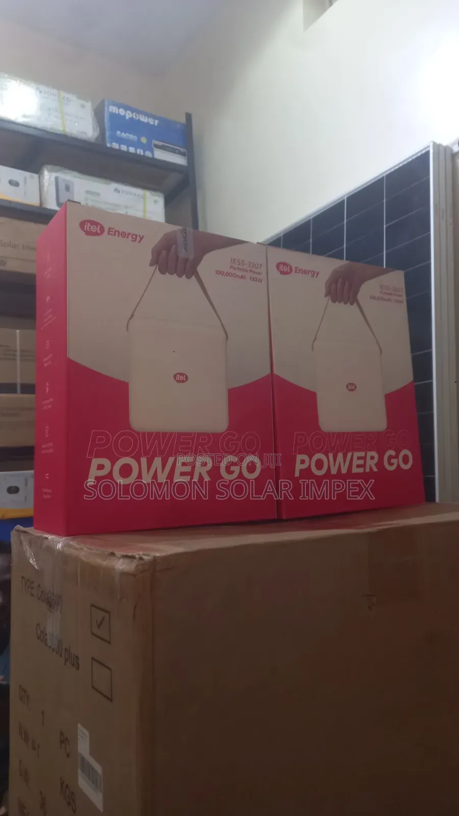 Itel Powergo – Portable Solar Power Station for Home Outdoor Use