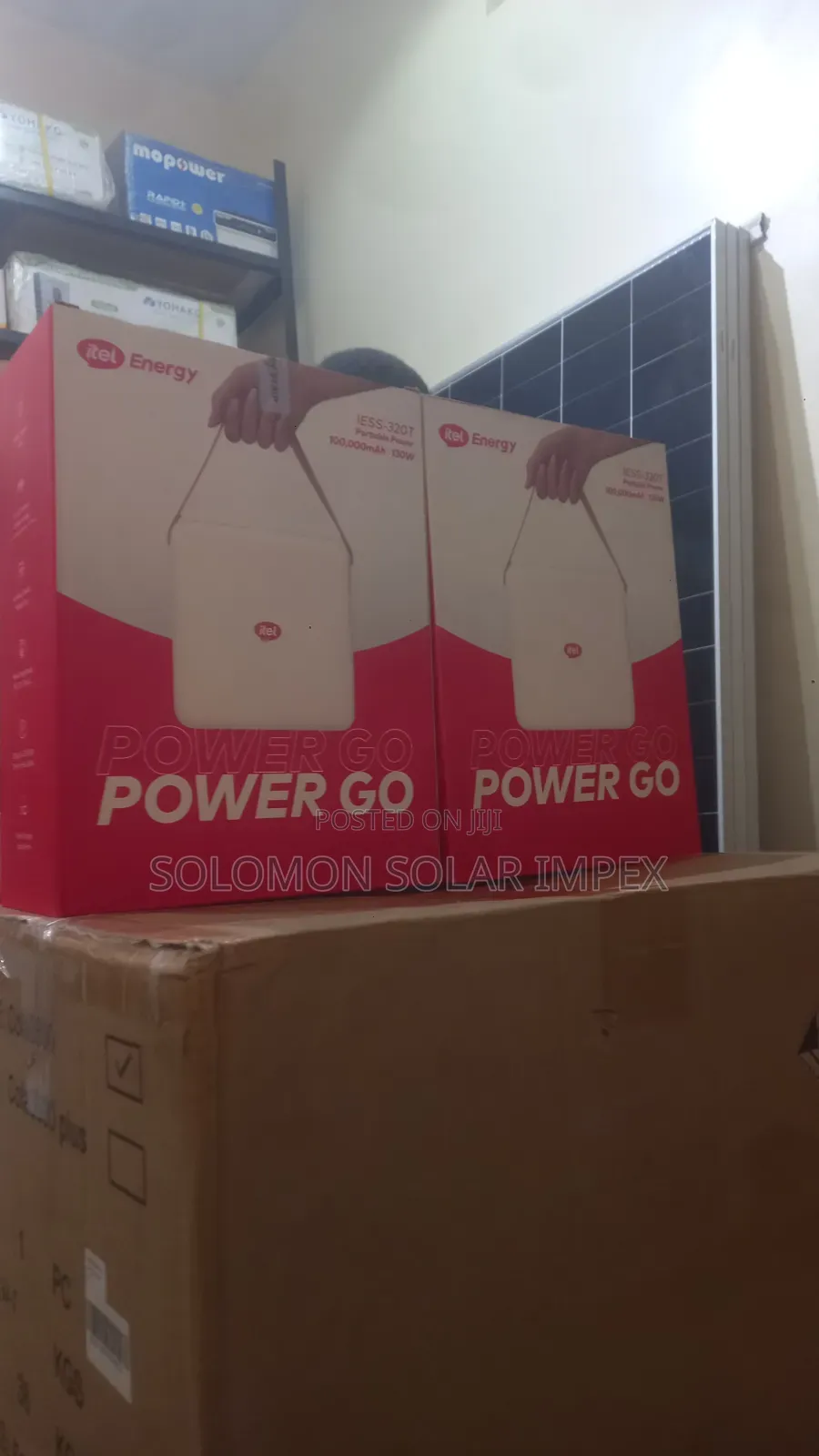 Itel Powergo – Portable Solar Power Station for Home Outdoor Use