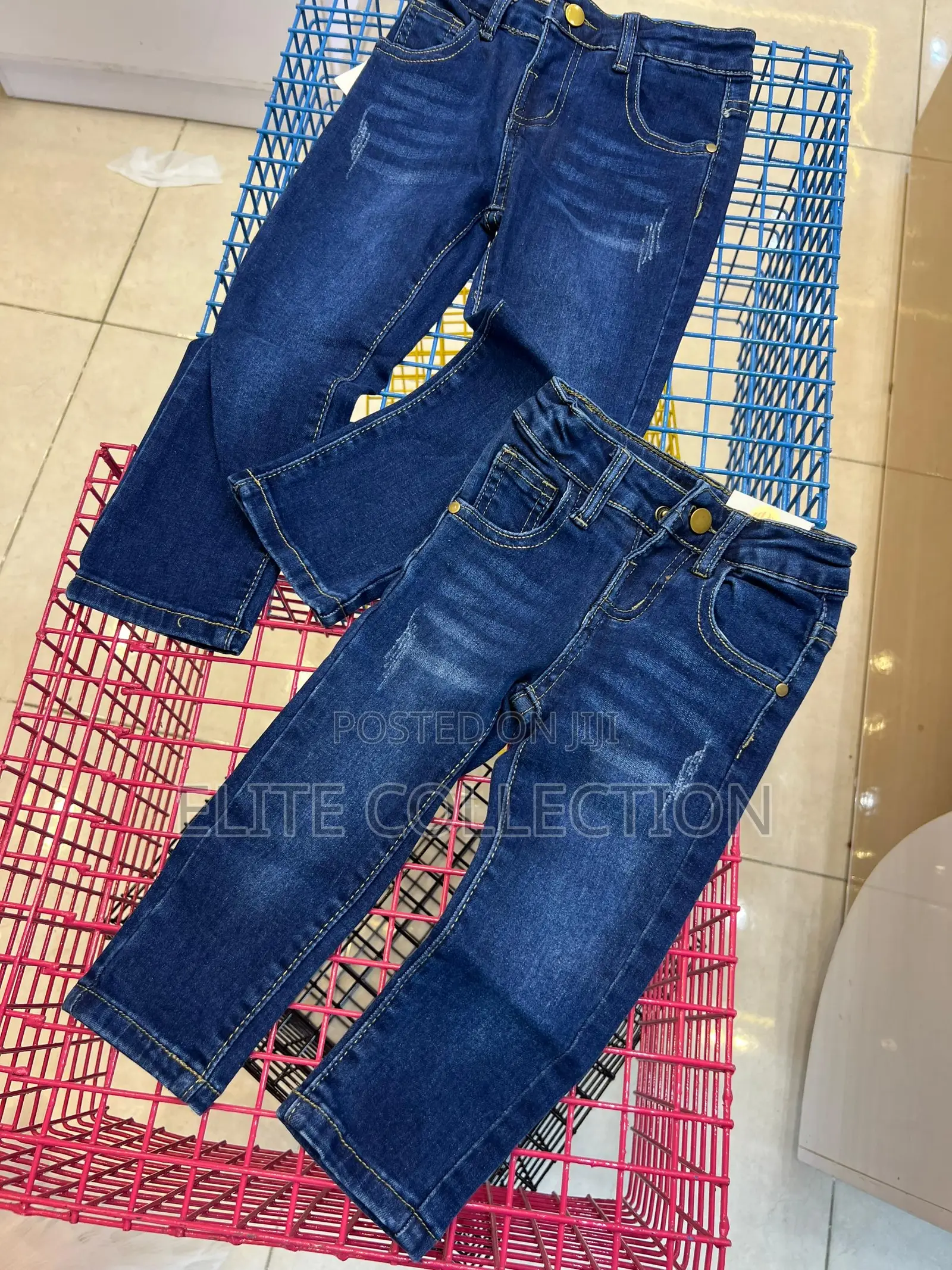 Unisex Denim Jeans 3 Months to 7yrs Color: Blue Only
