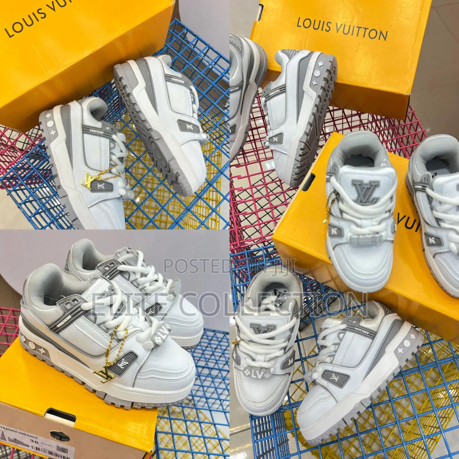 Original Louis Vuitton Kids Trainer Size: 26 To 37