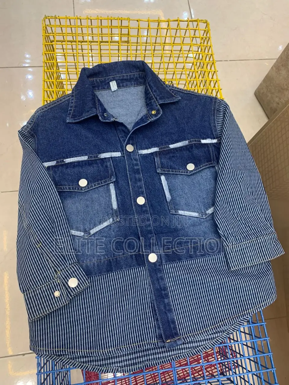 Luxury Quality Denim Jacket. Size: 130 140