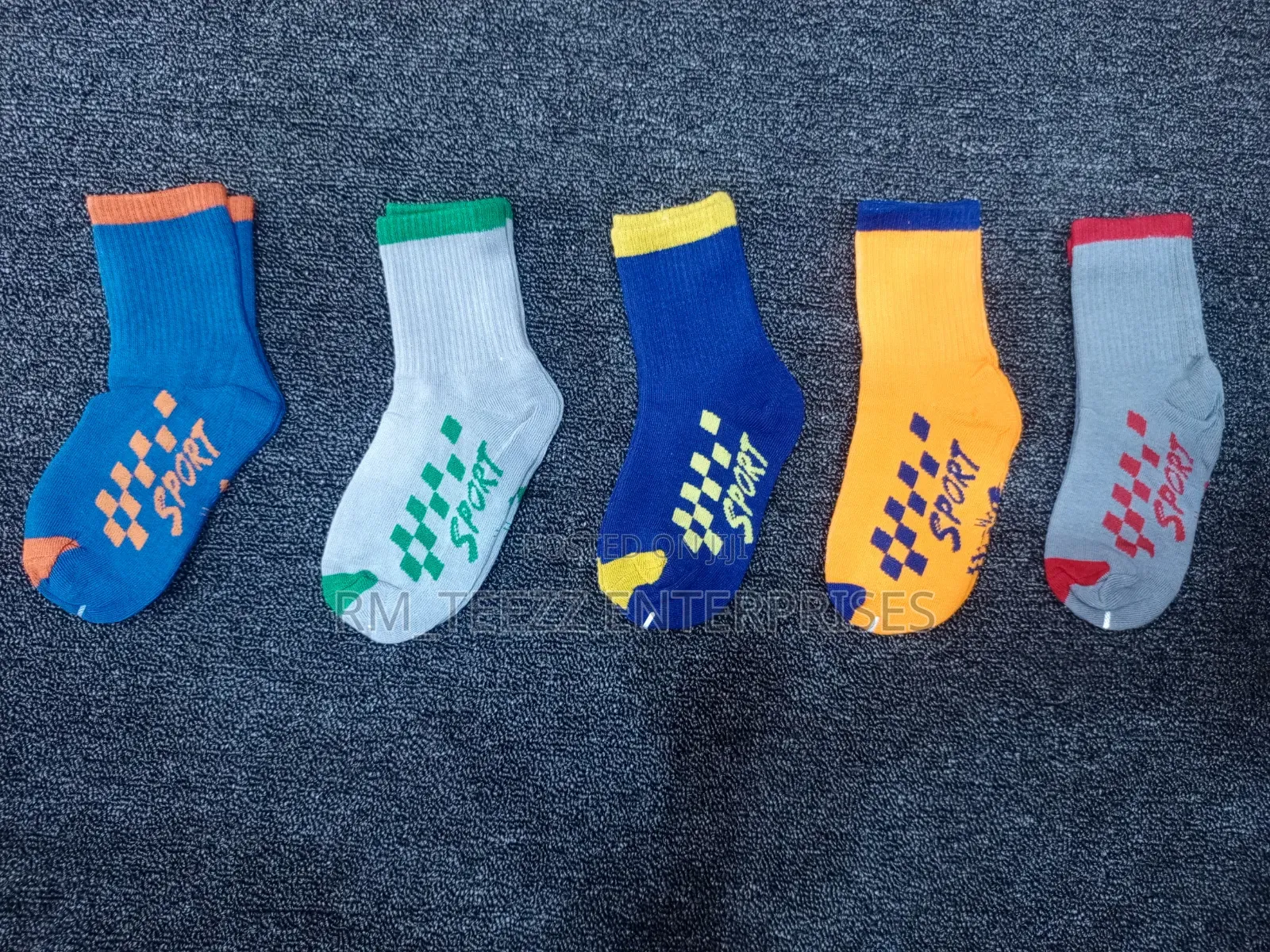 5-in-1 Children's Colored Socks