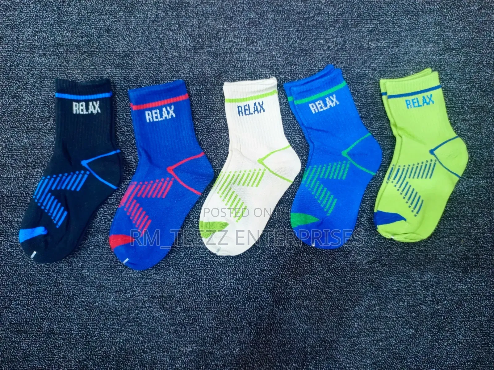 5-in-1 Children's Colored Socks