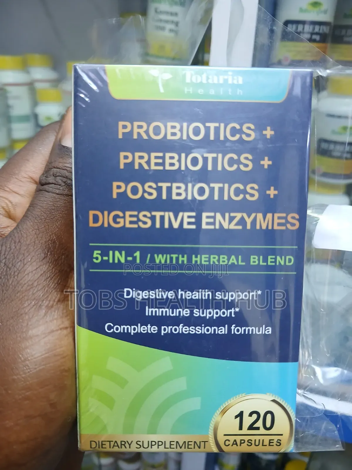 Totaria Probiotics + Prebiotics Postbiotics + Digestive Enzymes