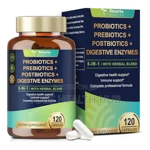 Totaria Probiotics + Prebiotics Postbiotics + Digestive Enzymes