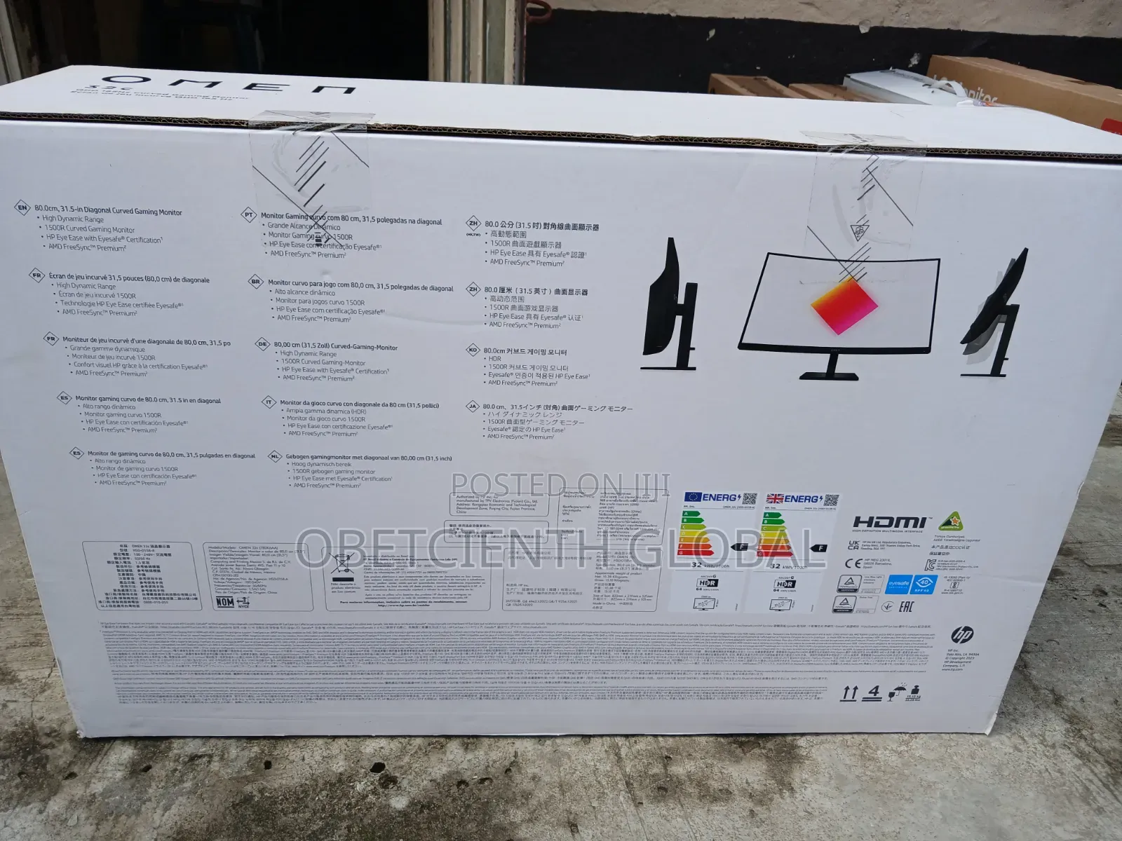 HP Omen 32c Curved Gaming Monitor