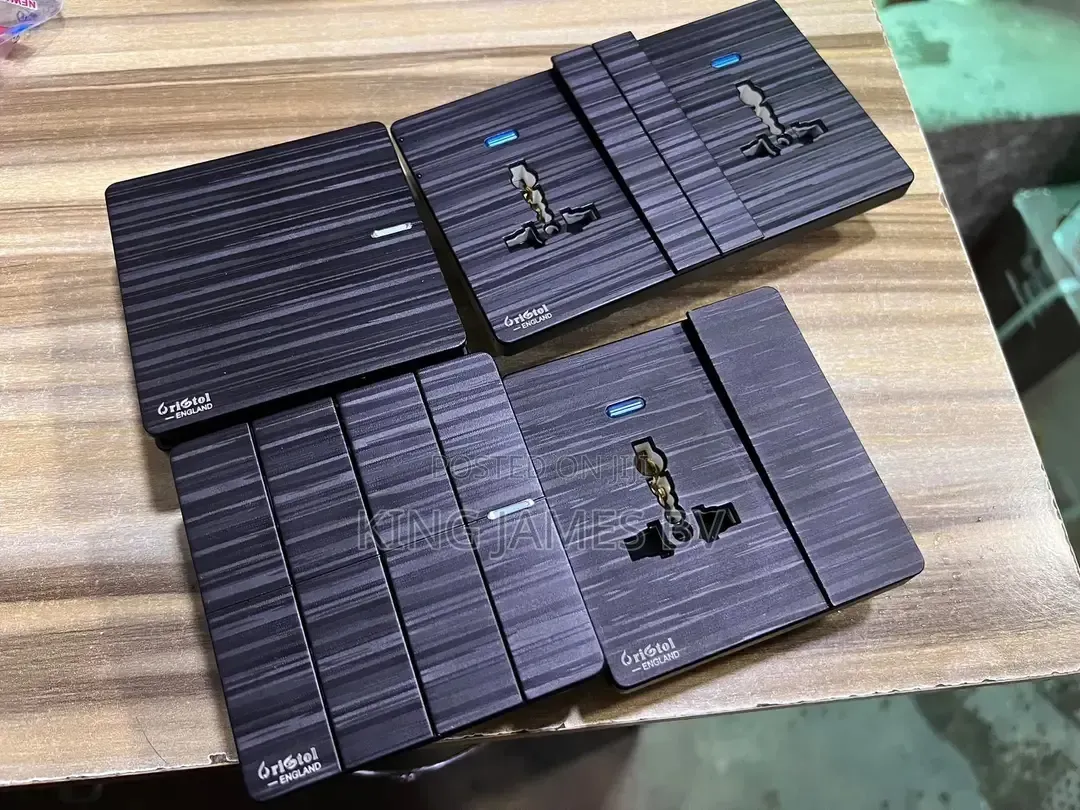 Black Switches Sockets – Modern Stylish Finish