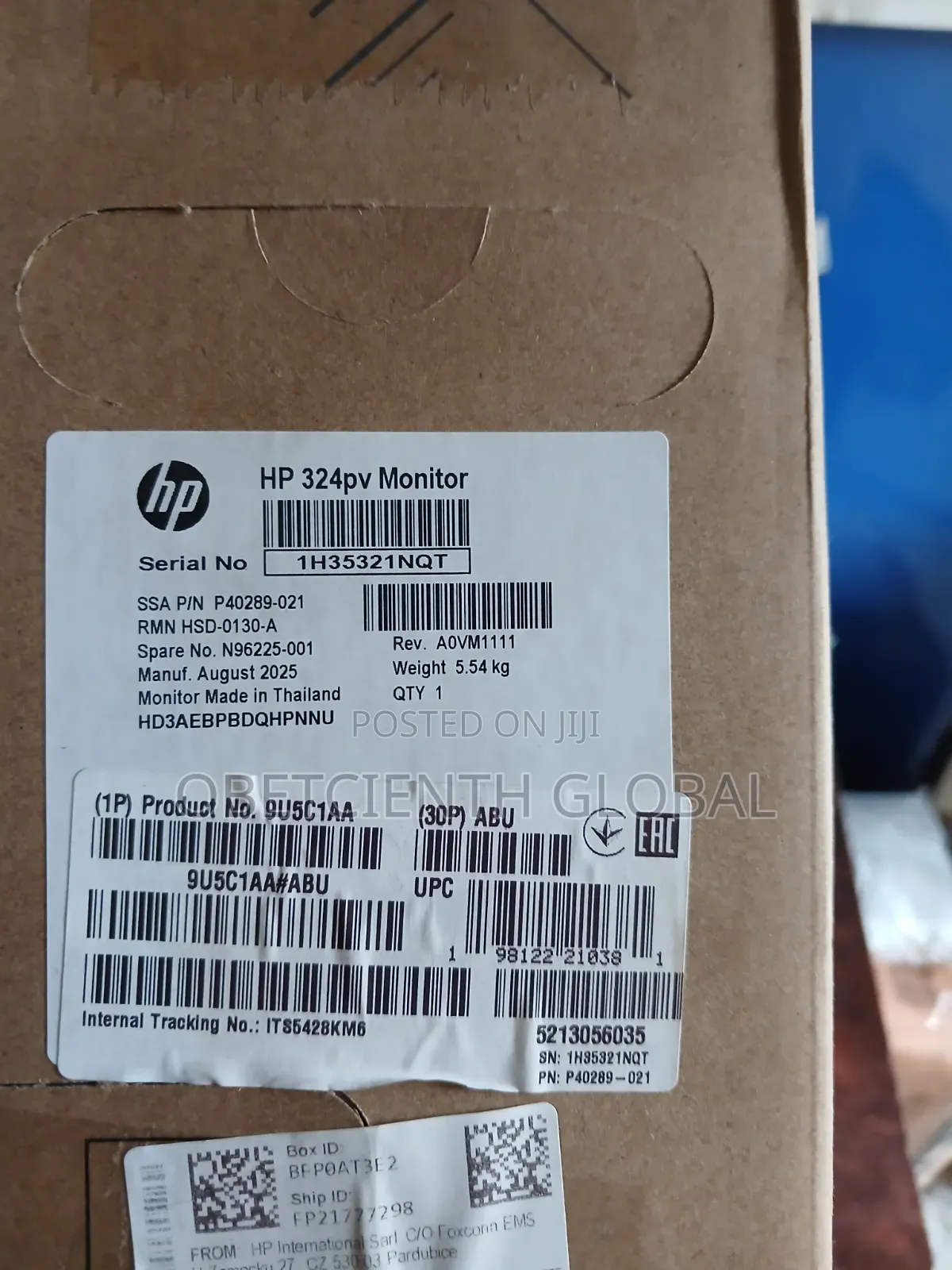 Hp 324pv 23.8" FHD Monitor - Hp Series 3 Pro
