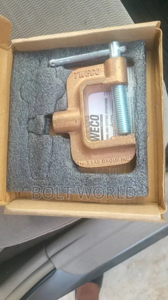 Brass Earth Clamp Tweco Original 4"