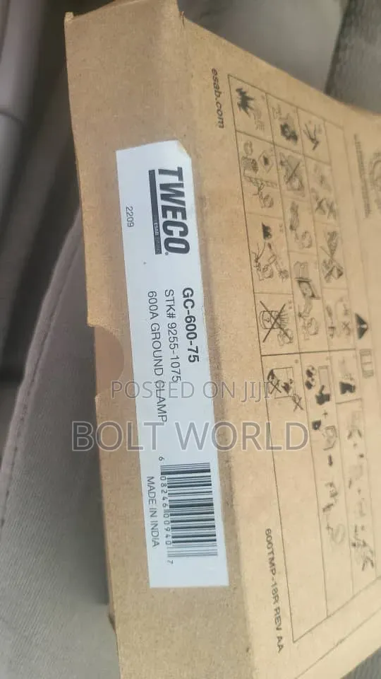 Brass Earth Clamp Tweco Original 4"