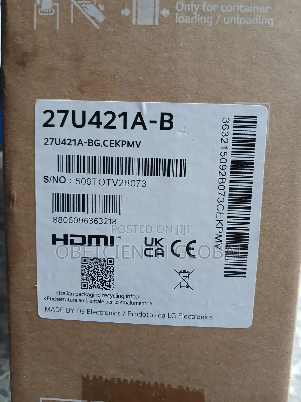 LG 27u421a-B 27" FHD Curved Monitor