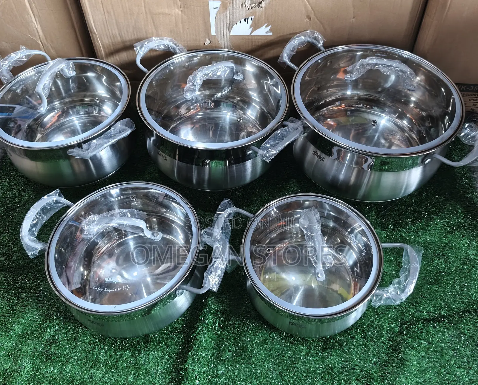 DSP 10pcs Stainless Cookware