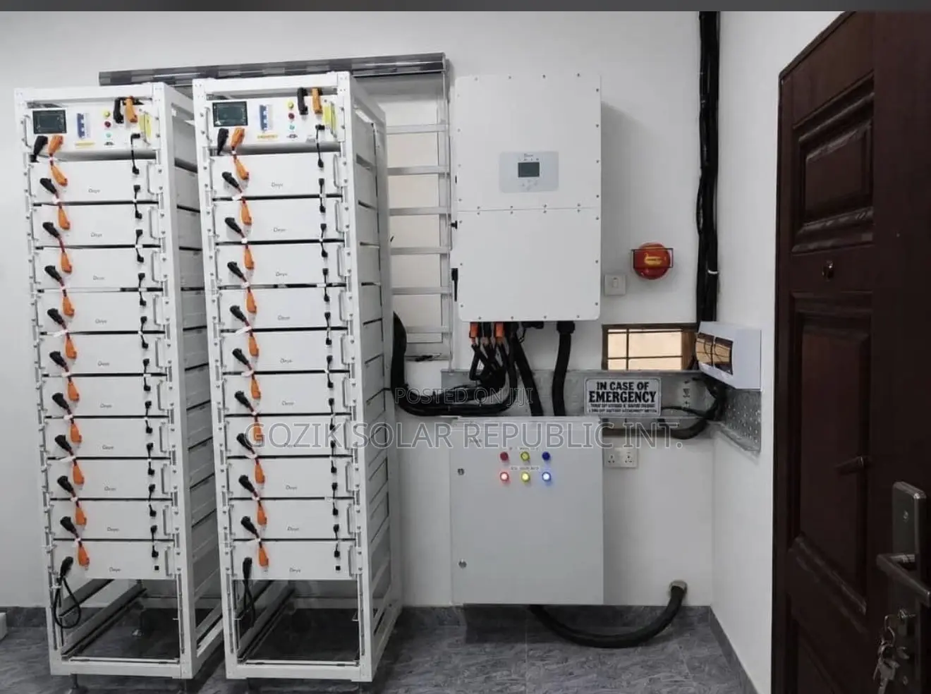 50kva Deye Inverter and 100kwh Deye Lithium Ion Battery System