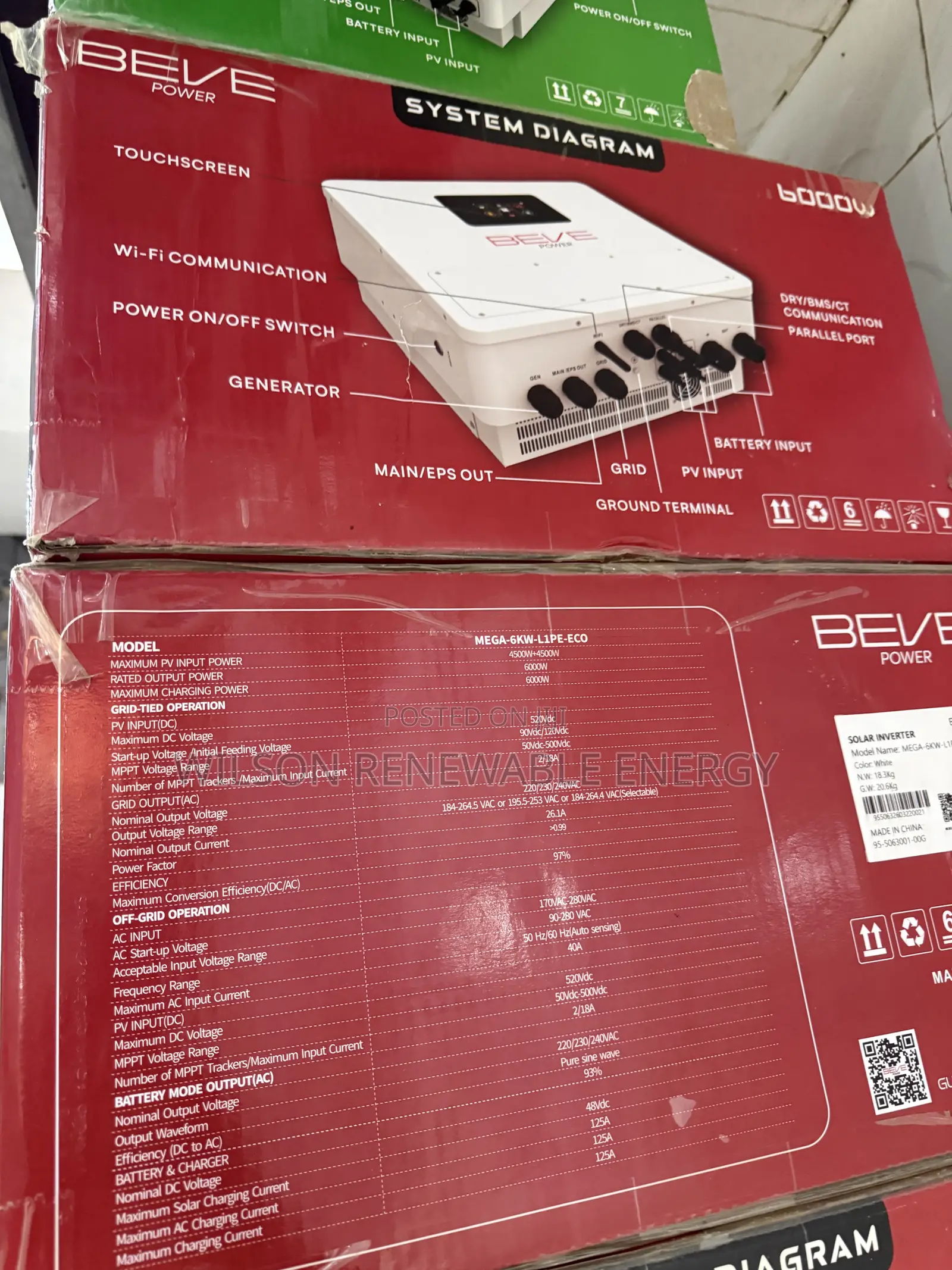 6kw Beve Hybrid Inverter