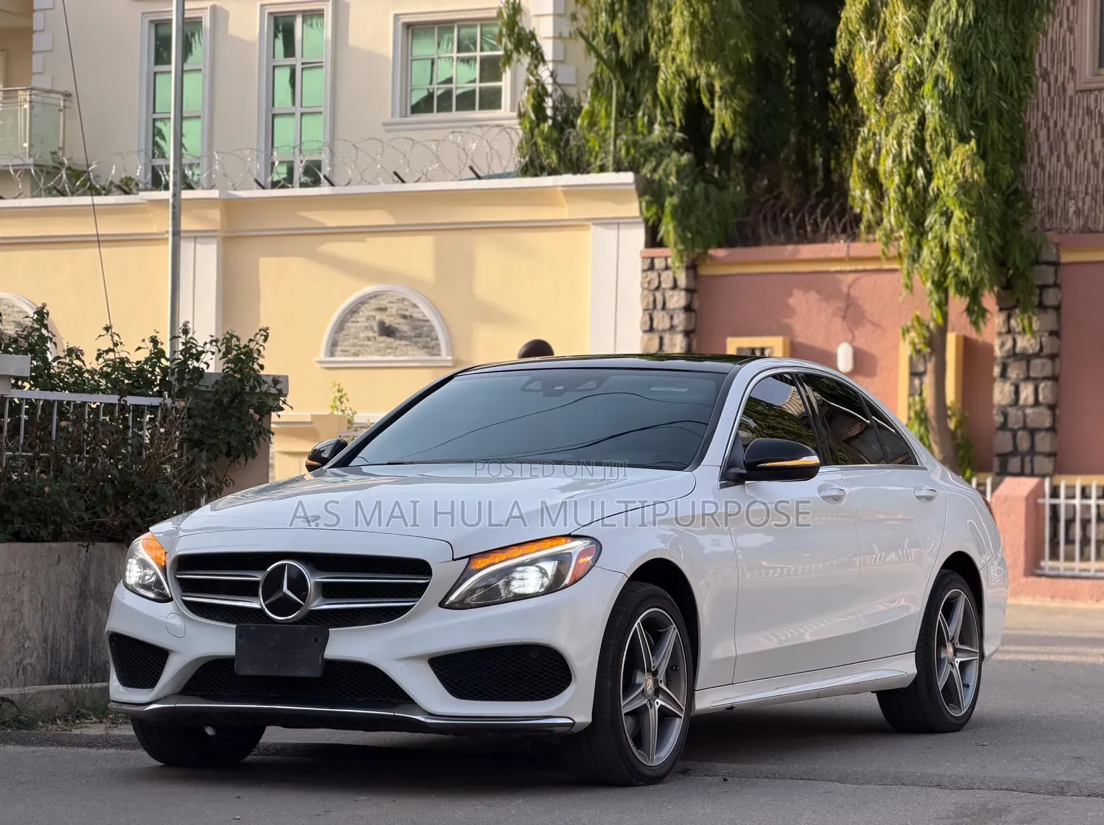 Mercedes-Benz C400 4Matic AWD Sedan (3.0L V6 7A) 2015 White