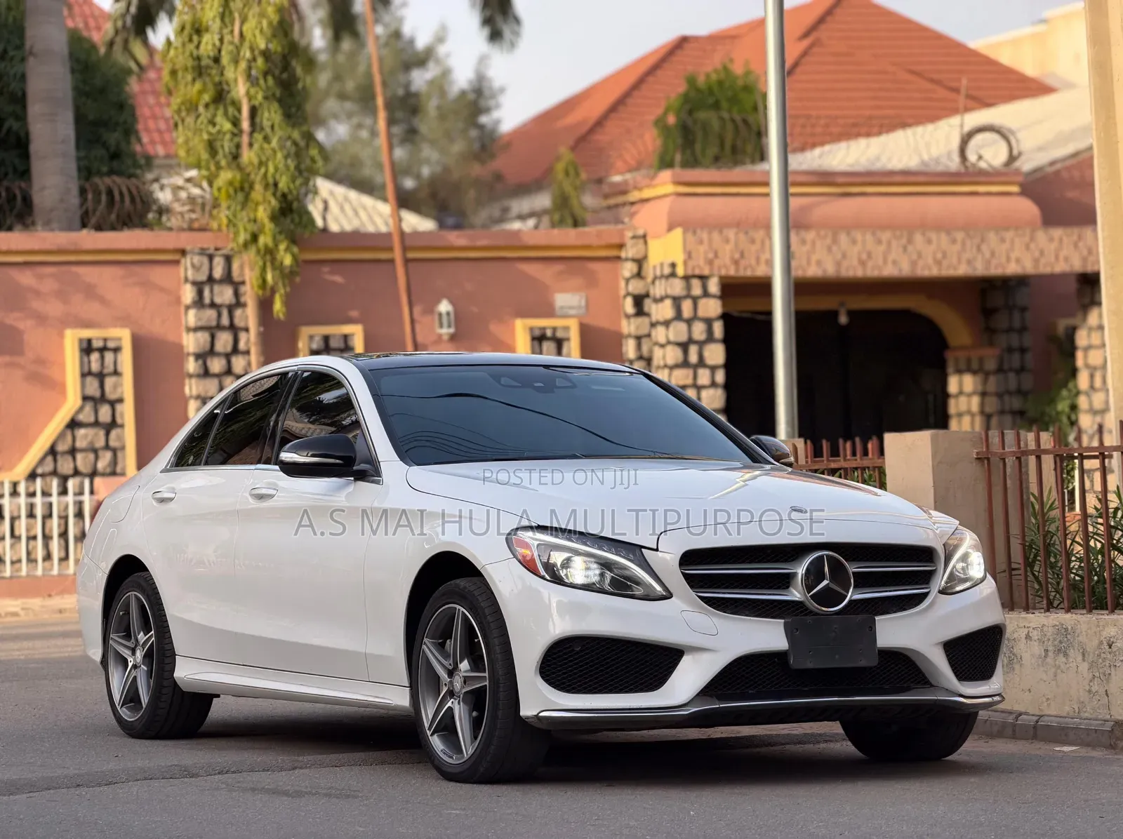 Mercedes-Benz C400 4Matic AWD Sedan (3.0L V6 7A) 2015 White
