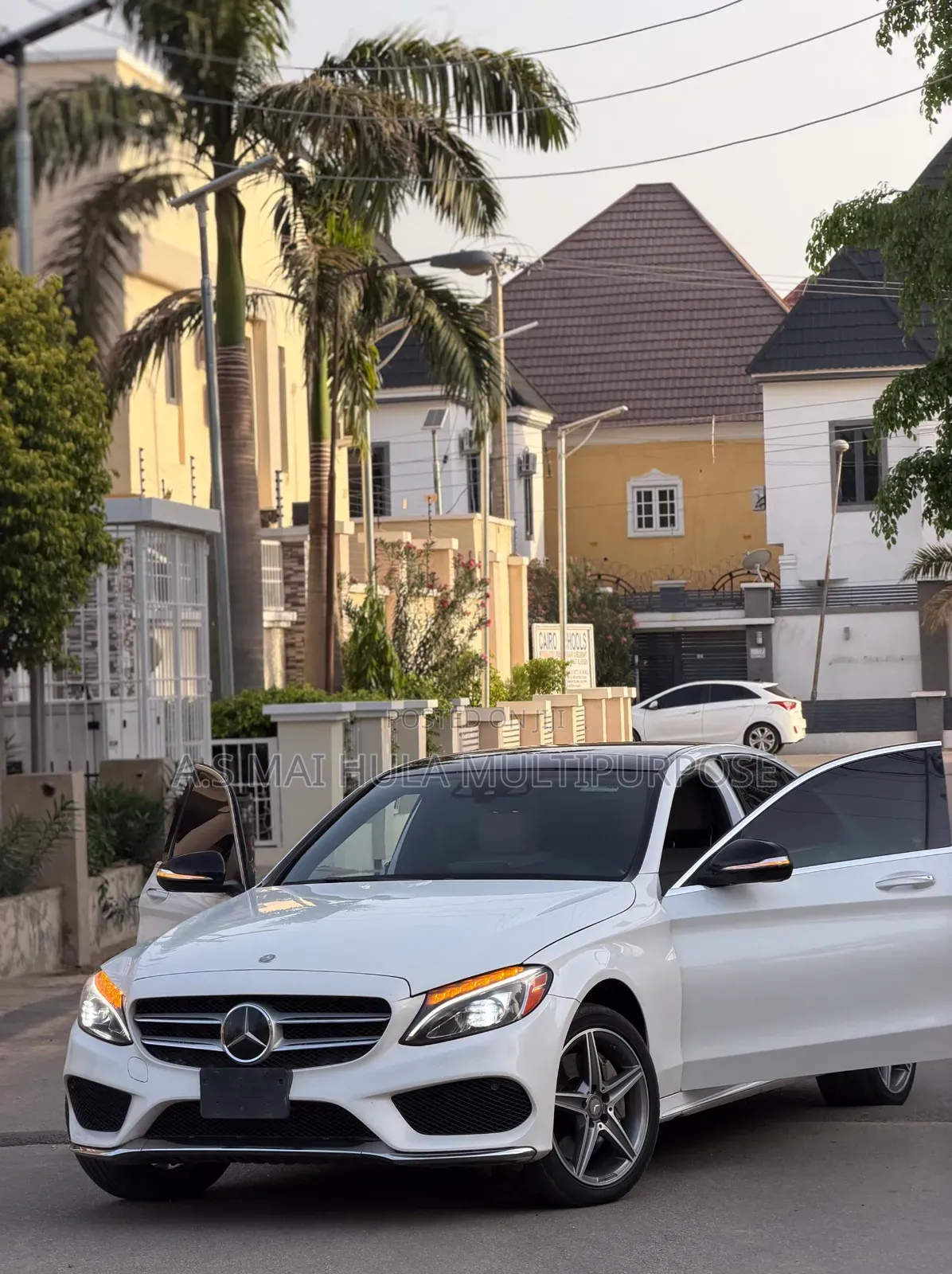 Mercedes-Benz C400 4Matic AWD Sedan (3.0L V6 7A) 2015 White