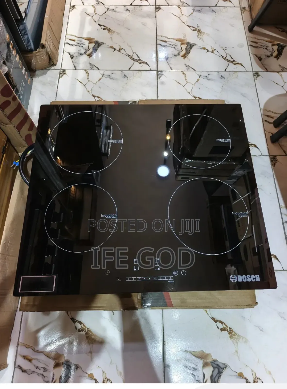Bosch Built-in 60cm Induction Premium Luxury 4 Burners Electric Cooker