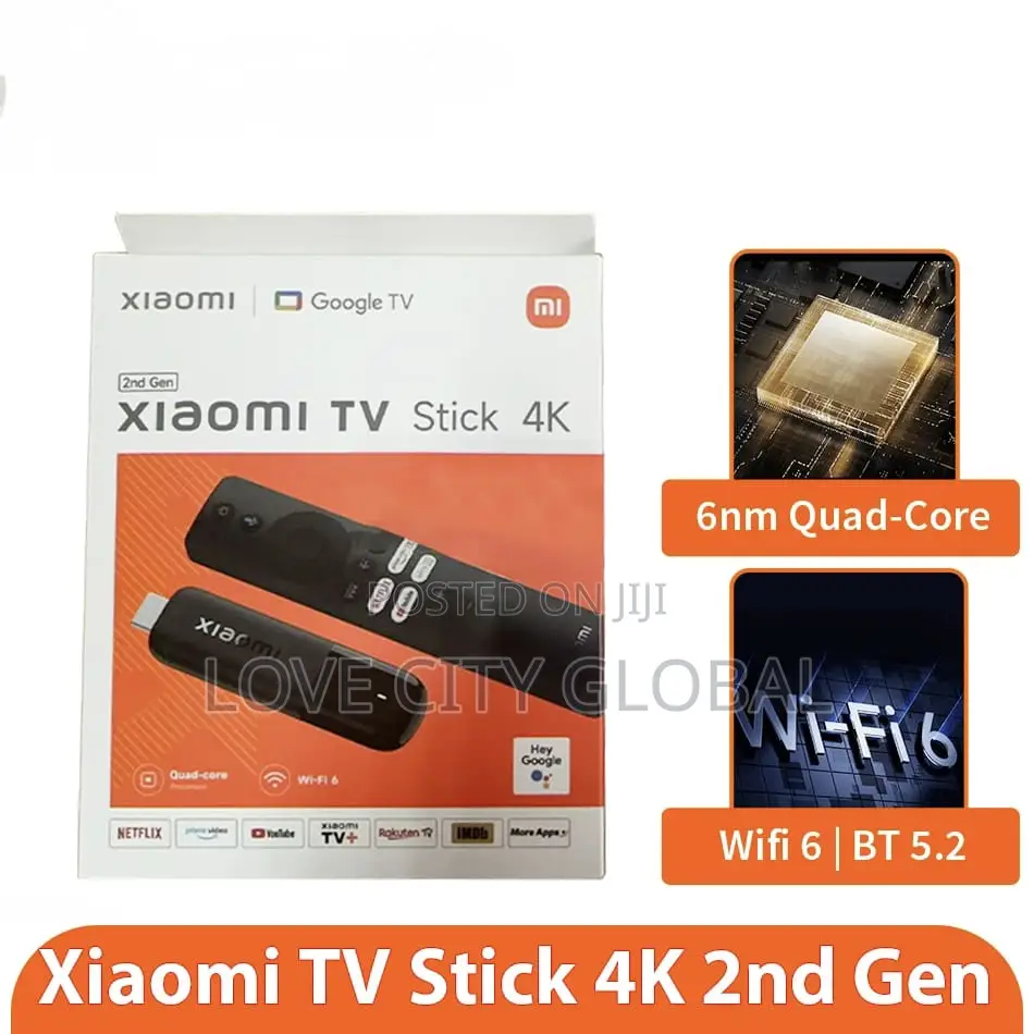 Xiaomi Tv Stick 2nd Gen Google Assistant, Chromecast Wi-Fi Mi Tv